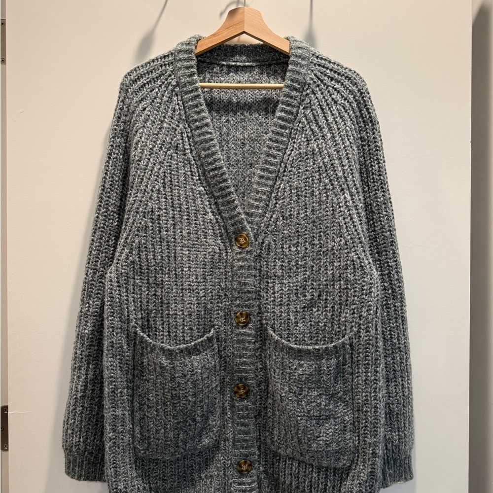 Gray Knit Women’s Sweater